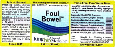 Image Of Label (Foul Bowel)